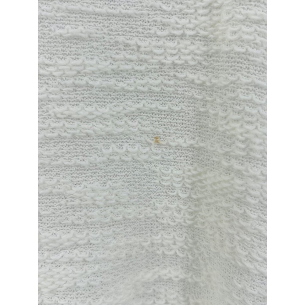 NWT Anthropologie Cream White Textured Side Tie Sweater | Coastal Grandmother M - Picture 5 of 9
